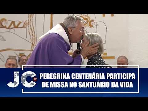 Peregrina centenária participa de missa no Santuário da Vida – JCTV – 23/02/26