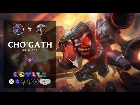 Cho'Gath Top vs Sett - KR Master Patch 12.20
