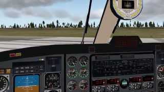 preview picture of video 'X-Plane 10 - Takeoff from Grand Canyon National Park Airport'