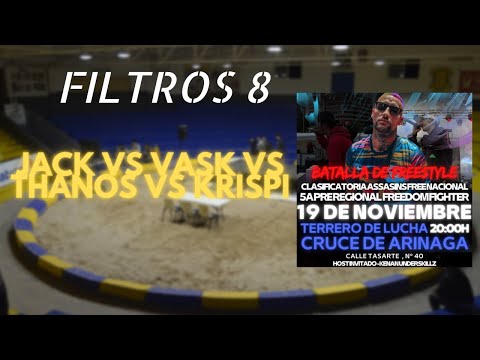 JACKKK vs VASK vs THANOS vs KRISPI | REGIONAL ASSASINS FREE + PRE FREEDOM CANARIAS (FILTRO 8)