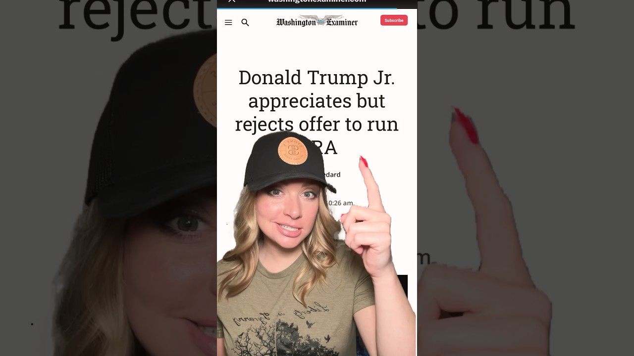 Don Jr. Rejects NRA’s Offer… #2ndamendment #shortsvideo #shortsfeed #shorts