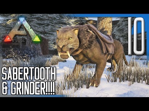 SABERTOOTH TAME & INDUSTRIAL GRINDER! | ARK: Survival Evolved Modded Island Gameplay/Let's Play E10