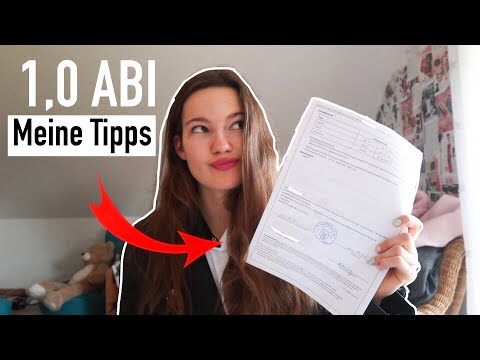 1,0 Abi -  Mein Zeugnis, meine Vorbereitung, Lernzettel, Tipps