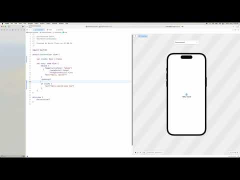 #94 SwiftUI - Creating Your First Xcode Project