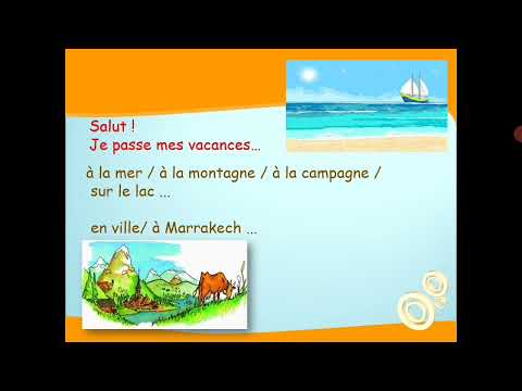 Comment écrire une carte postale de vacances? كيف نكتب بطاقة بريدية