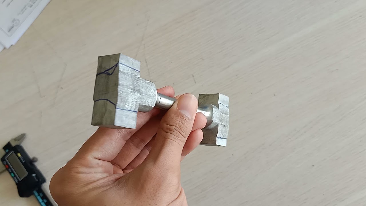 tensile test for welding consumable (longitudinal tensile test) - sample!