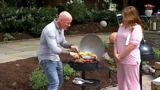 GreenPan 2-in-1 Portable Indoor/Outdoor Electric Grill w/Griddle Plate on QVC