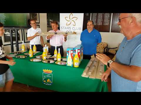 Premiazione gara STARS CLUB GOLF TOUR - G.C.Punta Ala 24.06.2018