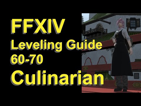 OUTDATED - FFXIV Culinarian Leveling Guide 60 to 70 - post patch 5.58