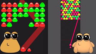 Pou 2D vs Pou 3D Pou Popper | Pou Vlogs