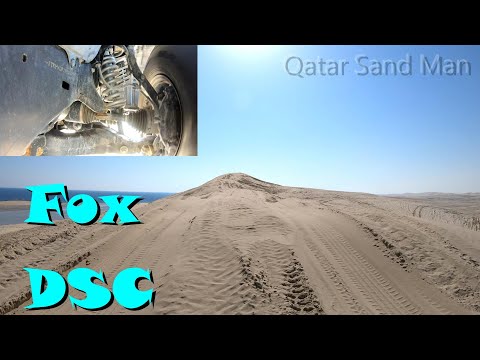 4X4 Setting Fox Shocks 2.5 DSC, on a Toyota Land Cruiser in the Qatar Desert سيلينا العديد