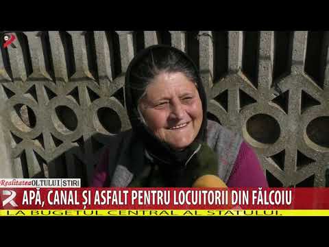 Apă, canal și asfalt pentru locuitorii din Fălcoiu