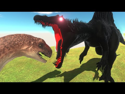DARK SPINOSAURUS DEATH RUN - ANIMAL REVOLT BATTLE SIMULATOR