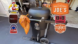 Oklahoma Joe’s Bronco Drum Smoker-Grill / The Perfect Setup For Smoking Chicken! 