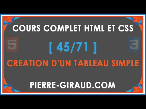 COURS COMPLET HTML ET CSS 1 71 Présentation du cours