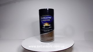 Кава розчинна з додаванням меленої DeMontre Premium 200 г