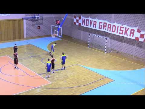 KK Nova Gradiška- KK "Una" Kozarska Dubica  (prvo poluvrijeme) kadeti