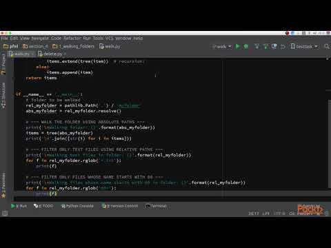 Python for Everyday Life Libraries Walking and Filtering Folder Contents|packtpub com