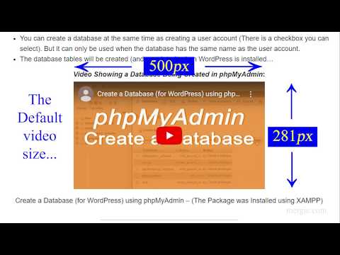How to Change the Size of a Video on WordPress