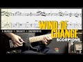Wind Of Change Guitar Cover Tab Guitar Solo Lesson Backing Track With Vocals SCORPIONS