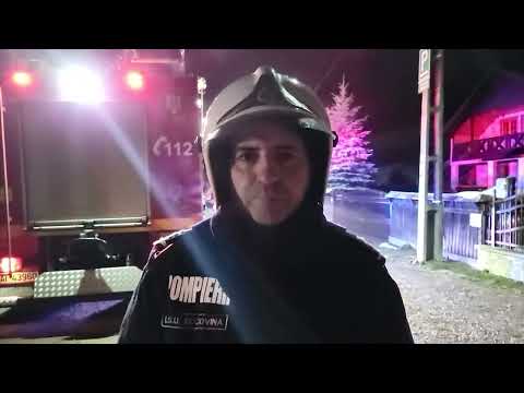 Detaliile incendiului declanșat la pensiunea din Comuna Mălini