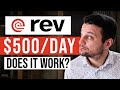 rev.com review make money online with transcription may 2024