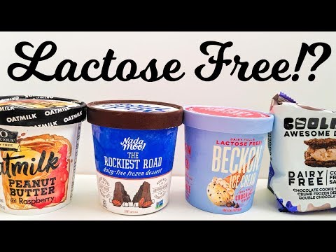 Lactose Free Ice Cream Taste Test! (And one's milk-based!?) [CC]