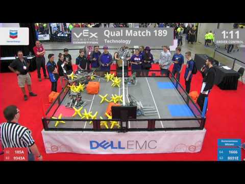 2017 VRC Tech Q189 - 185A 9343A vs 1666 8031E - 0 to 54