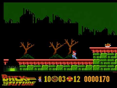 Back to the Future 2 & 3 nes gameplay