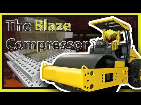 The Blaze Compressor: AFK XP + Blaze Rod Farm! | Minecraft 1.12/1.13+
