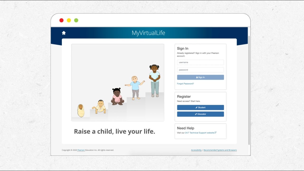 A look inside MyVirtualLife | Lifespan Development Psychology