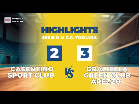 Casentino Sport Club vs Graziella Green Club Arezzo | 2-3 | Highlights | Serie D M C.R. TOSCANA