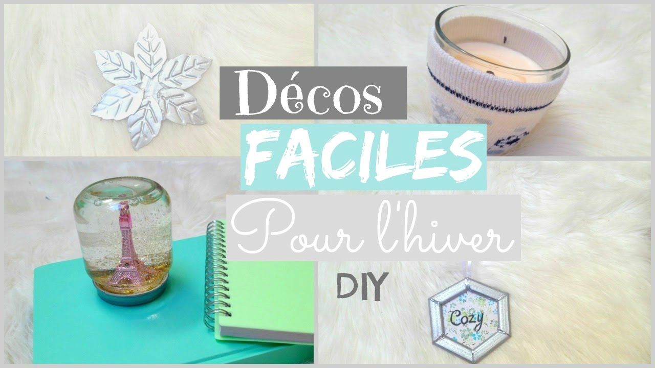 4 DIY D'HIVER : BOULE A NEIGE, DESSOUS DE VERRE... w/ Lucile Likes et Une eternelle passionnée 2015