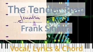 🎹Chord &amp; Lyrics, The Tender Trap, Frank Sinatra, Synthesia Piano