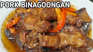 PORK BINAGOONGAN / Takaw sa Kanin