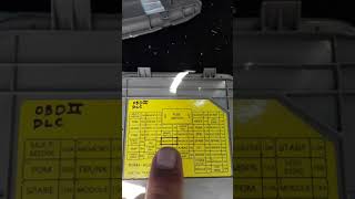 Kia Optima (Push-Start) button and (OBD) fuse access part 2