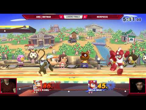 VS Weekly 11/1/18 - Losers Finals - AMG | 8BitMan (ROB/Diddy Kong) vs Morpheus (Mega Man) - Smash 4