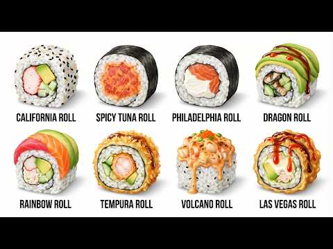 Every Sushi Roll Explained in 14 Minutes (Complete Guide)