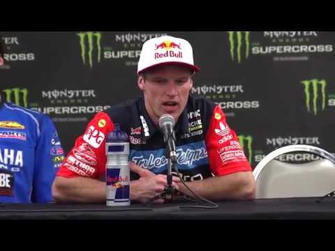 Mcelrath, Plessinger and Davalos at the 250SX Post-Race Press Conference - Anaheim 1