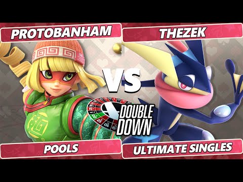 Double Down 2022 - ProtoBanHam (Min-Min) Vs. TheZek (Greninja) SSBU Smash Ultimate Tournament