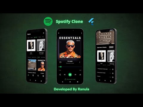 Flutter Spotify Clone | Build using Dart Langugae