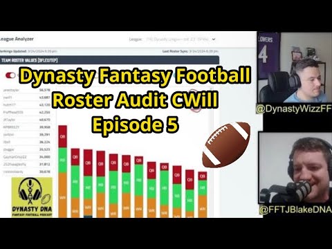 Dynasty Fantasy Football Roster Audit C Will Episode 5 thumbnail