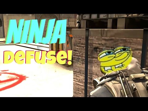 CS:GO - Ninja Defuses and Zeus Troll