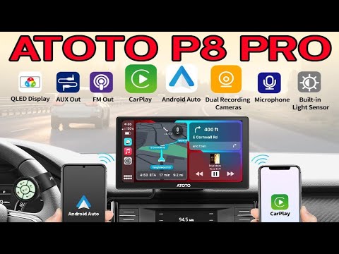 ATOTO P8 Pro review, 7" On-Dash Car GPS Navigation, Wireless CarPlay & Wireless Android Auto + SWC