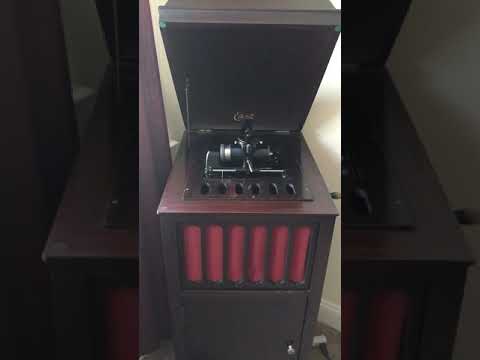 Edison blue amberol cylinder 5027 - Rovin' Gambler by Vernon Dalhart & Chorus