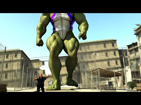 She-Hulk Prison Muscle Growth Transformation