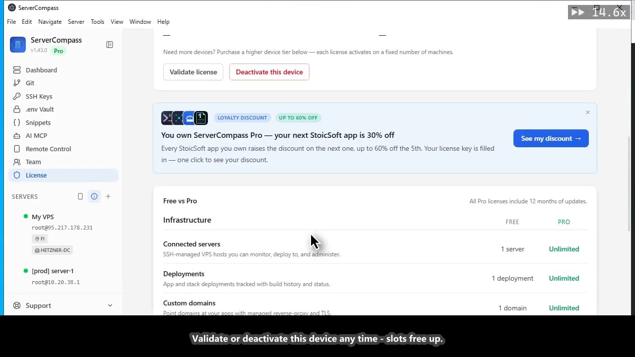 Server Compass License & Pro Features Explained