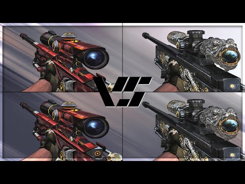 CrossFire 2.0 : AWM RED FRAME HAWK vs AWM INFERNAL DRAGON [VVIP Comparison]