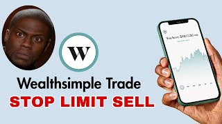 WEALTHSIMPLE TRADE - STOP LIMIT SELL (IMPORTANT TOOL) MINIMIZE YOUR LOSSES ✅