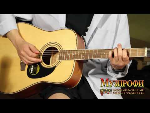 Как звучит акустическая гитара Cort AD 880 NS